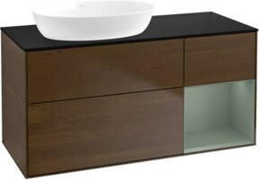 V&B Waschtischunterschrank Finion Wandbeleuchtung in lackierter Ausführung, Breite: 120 cm, Tiefe: 50,1 cm, Höhe: 50,1 cm - Bild 1