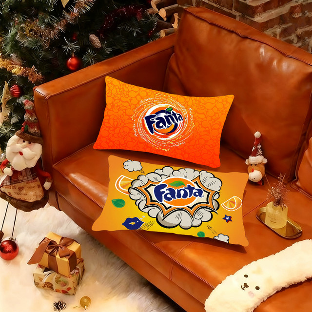 F-FantaS Kissenbezug mit Grafikprint in Orange, rechteckig, B/H: 30 x 30 cm - Bild 1