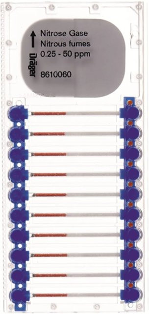 Dräger Microtubes für Nitrose Gase 0.25 50 Ppm transparent - Bild 1