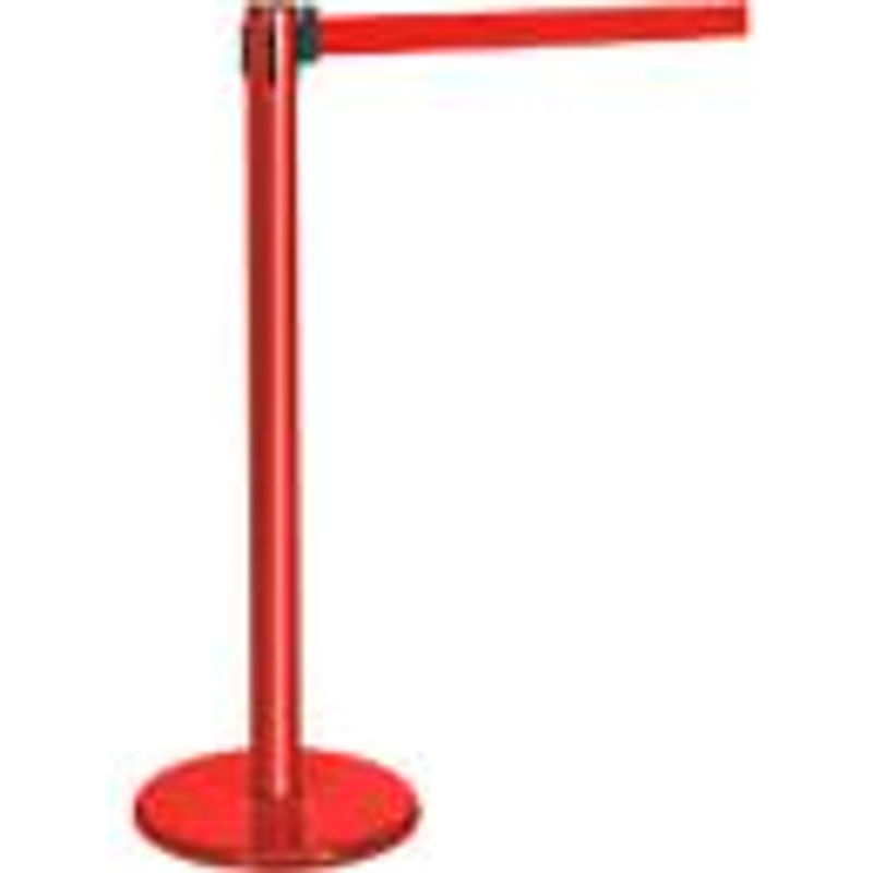 Guidesystems Gurtpfosten mit rotem Gurt in Rot aus Metall - Bild 2