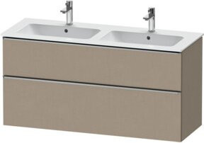 Duravit Waschtischunterschrank D-Neo in Beige, Wandhängend, B/T/H: 128 x 46,2 x 62,5 cm - Bild 1
