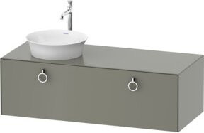 Duravit Waschtischunterschrank White Tulip in Weiß matt, Breite: 130 cm, Tiefe: 55 cm, Höhe: 40,8 cm - Bild 1