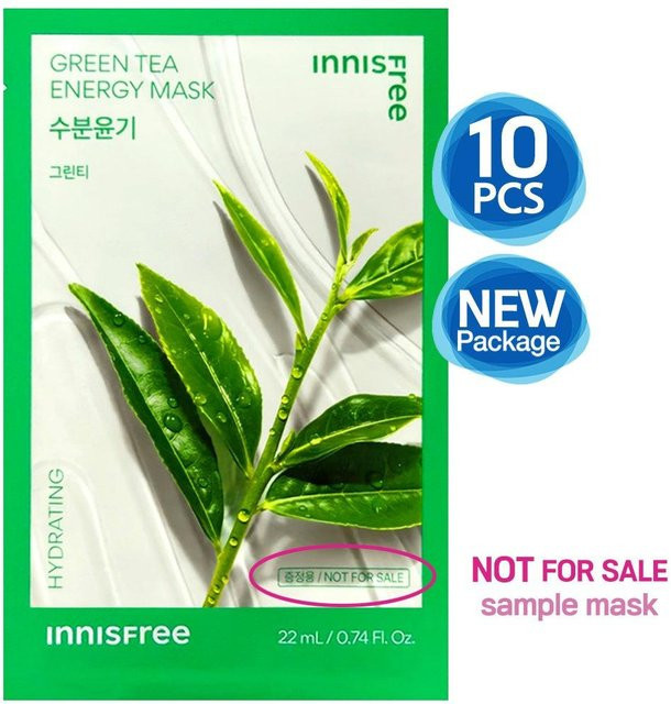 INNISFREE Green Tea Energiemaske, 22 ml, Trockene Haut - Bild 1