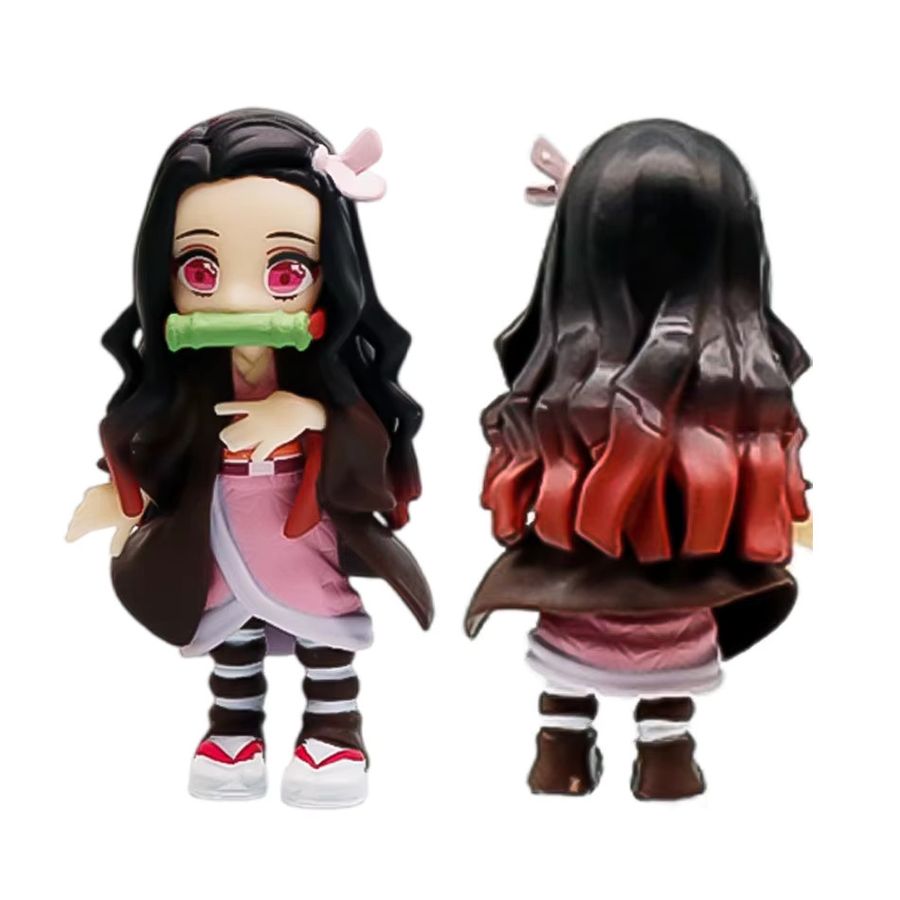 Bandai Anime Dämon Slayer Figur Tanjiro Kamado und Nezuko als PVC Modell Blind Box Statue - Bild 2