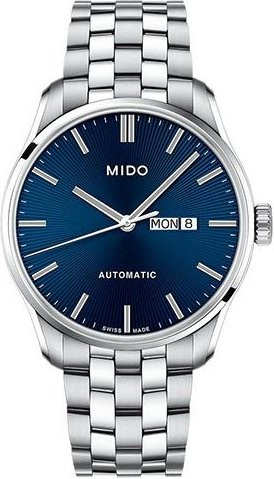 Mido Armbanduhr Automatik, Edelstahl, Blau, Herren - Bild 1
