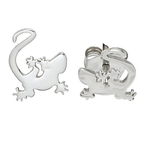 Colkid Kinder Ohrstecker Gecko, 925 Silber, rhodiniert - Bild 1