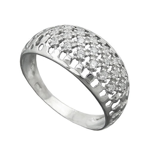 SIGO Ring, 925 Silber, Zirkonia, 57 - Bild 1