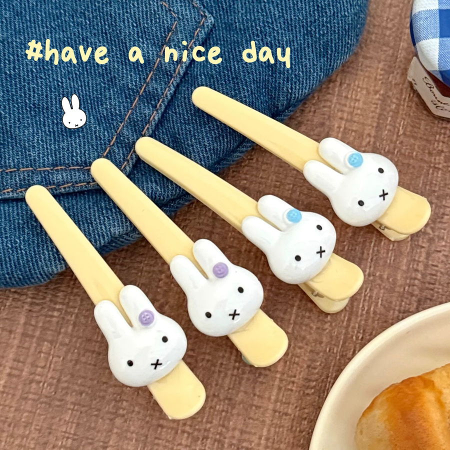 Miffy Haarspangen mit Fransen, 2/4 Stück - Bild 5
