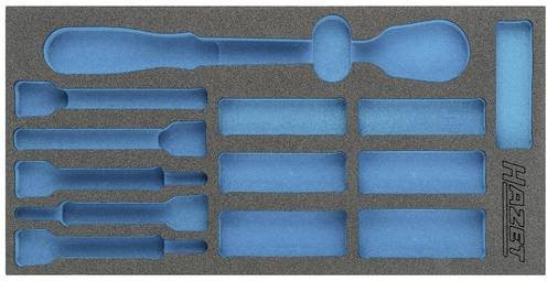Hazet 2K-Weichschaum-Einlage 163-340L in Blau, B: 17,2 cm, L: 34,2 cm - Bild 1