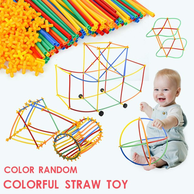 Yiqu Soft Straw Magic Smart Stick, Baustein Konstruktionspuzzle - Bild 1