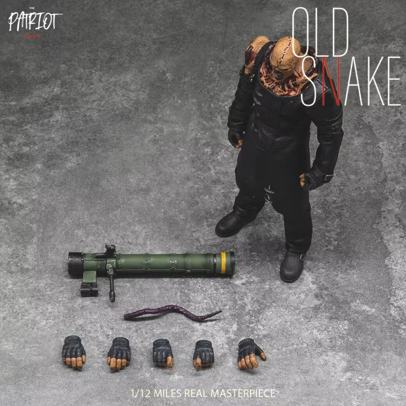 Patriot Studio Resident Evil 2 Classic Tracker Oldsnake 1/12, Actionfigur - Bild 3