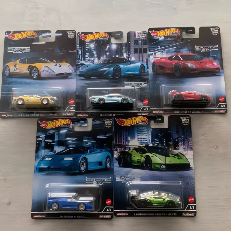 Hot Wheels Exotische Envy Supercar, Auto Modell, Metall - Bild 3