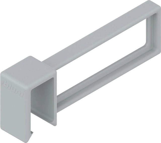 Blum Relingaufnahme Orga-Line Tandembox antaro mit Längsteiler in Grau - Bild 1