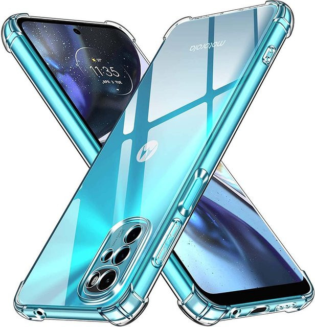 Stoßfeste Silikon Handyhülle für Motorola Moto G-Serie in Transparent - Bild 1