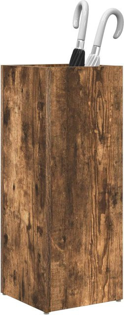 Schirmständer VD Home Furnishing aus Holz in Geräucherte Eiche, Braun, B/T/H: 25 x 24,5 x 64 cm - Bild 1