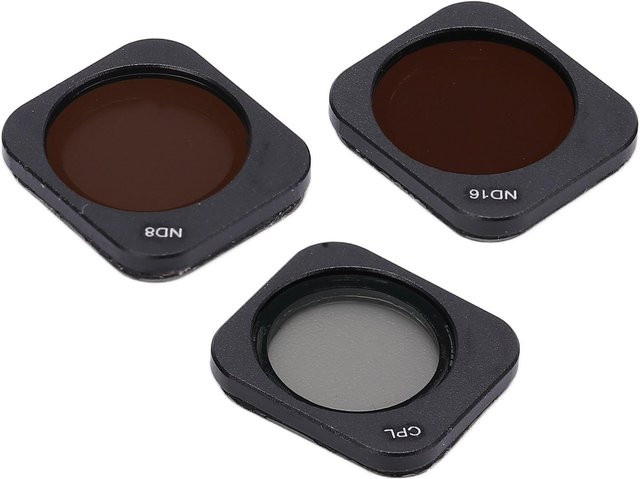 Junestar 3-in-1 Objektivfilter-Kombi-Kit CPL ND8 ND16 für Hubsan Zino Mini Pro in Schwarz - Bild 1
