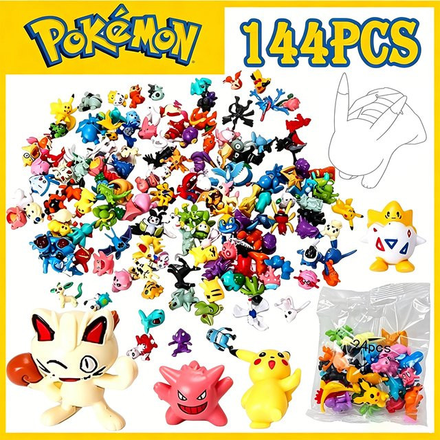 Bandai Pokémon Pikachu Figuren, Action-Spielzeug, 24-144 Stück - Bild 1
