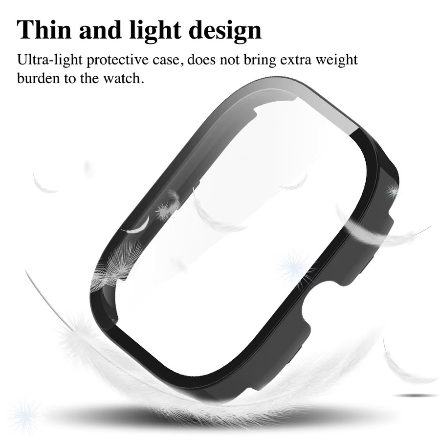 Xiaomi Uhrenzubehör, Hartschale + Glas für Redmi Watch 4, Schwarz - Bild 5