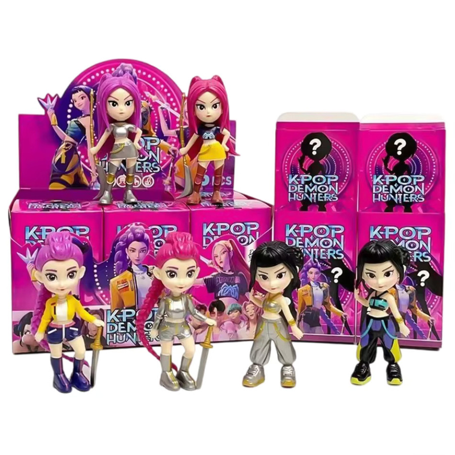 Bandai Anime K-Pop Girl Group Figuren, 6er-Set, 10cm, Actionfiguren - Bild 3