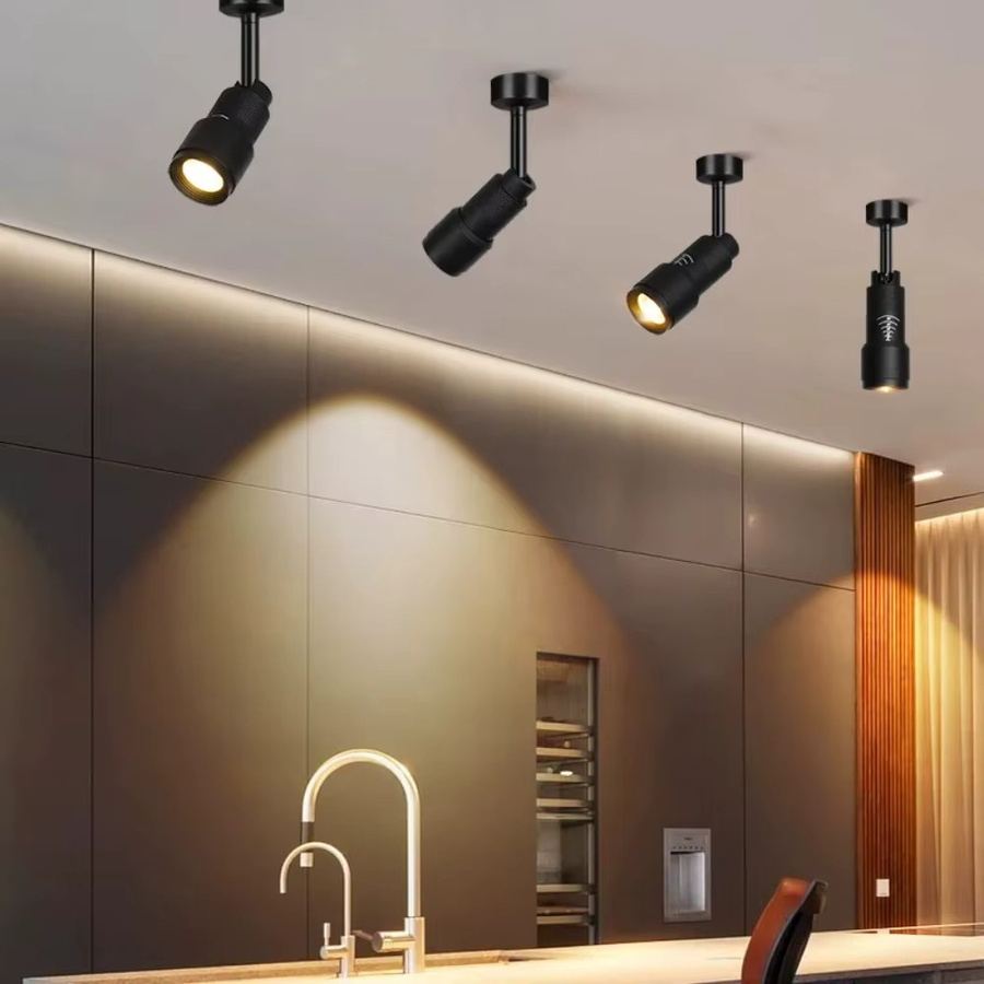 JOYINLED LED Oberflächenstrahler 7 W mit zoombarem und verstellbarem Lichtstrahl in Schwarz oder Weiß - Bild 3