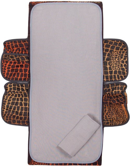 Hoppediz Wickelmax Wickeltaschen Organizer, faltbarer Wickelunterlagen-Organizer aus Baumwolle, Mehrfarbig, B/T/H: 25,0 x 25,0 x 20,0 cm - Bild 1