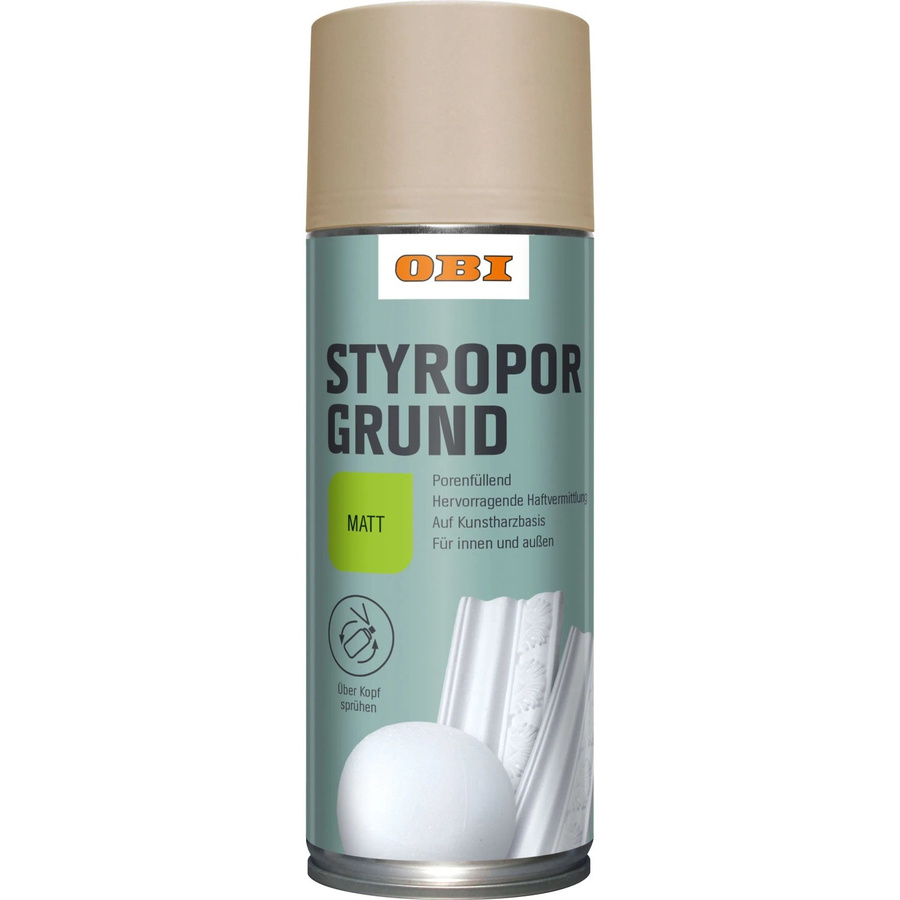 OBI Styropor-Grundierung Spray Beige matt 400 ml - Bild 2