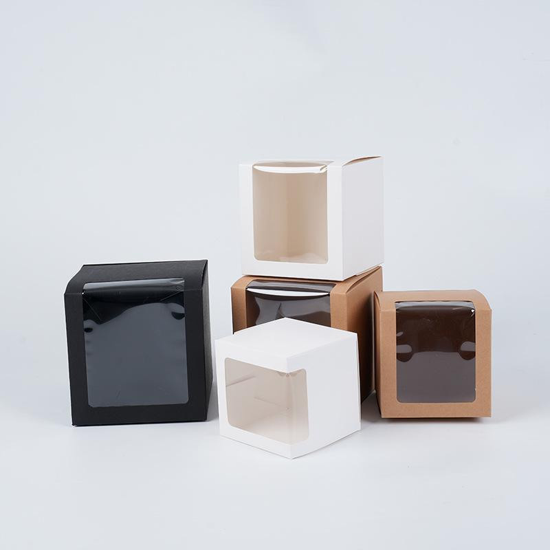 Got Now Geschenkbox aus braunem Kraftpapier mit Sichtfenster für Figuren und Puppen - Bild 1