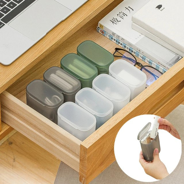 Organizer für Datenkabel und elektronisches Zubehör in Weiß aus Kunststoff - Bild 1