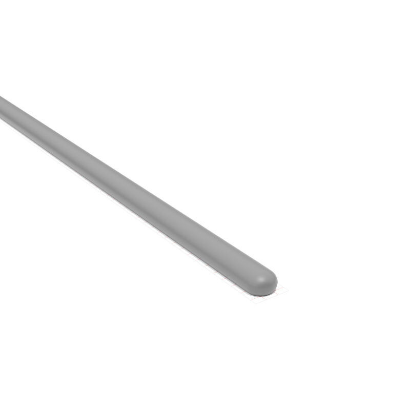 Runddichtung für Wandanschluss mit 80 mm Ausladung von Friedrich von Lien AG in Anthrazit und Grau aus Aluminium - Bild 1