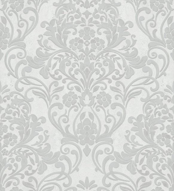 Marburg Vliestapete City Glam Ornamental in Grau, B/L: 0,53 x 10,05 m - Bild 1