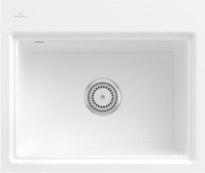 Villeroy & Boch Subway Style 60 S Flat Einbauspüle aus Keramik in Snow White - Bild 1