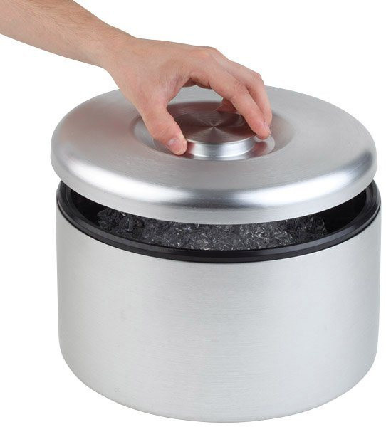APS Eisbox ARCTIC aus Aluminium in Silber mit 6000 ml Volumen und Ø 27 cm - Bild 1