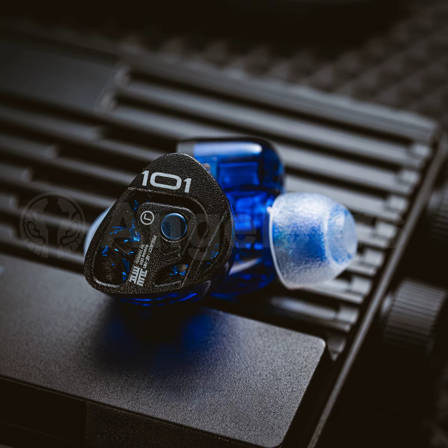 TANGZU x Angelears XueTao AE-101 In-Ear Monitor Kopfhörer mit 10mm dynamischem Treiber und Glasmembran in Blau - Bild 2