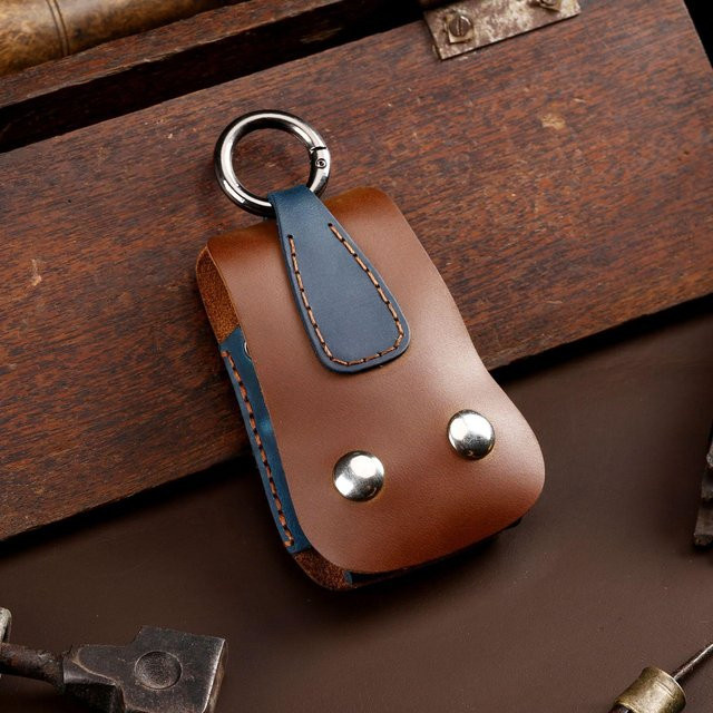 Schlüsselanhänger Crazy Horse Leder, Unisex - Bild 1