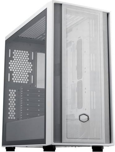 Cooler Master MasterBox 600 Lite Midi-Tower PC-Gehäuse in Weiß mit Seitenfenster und Staubfilter - Bild 1