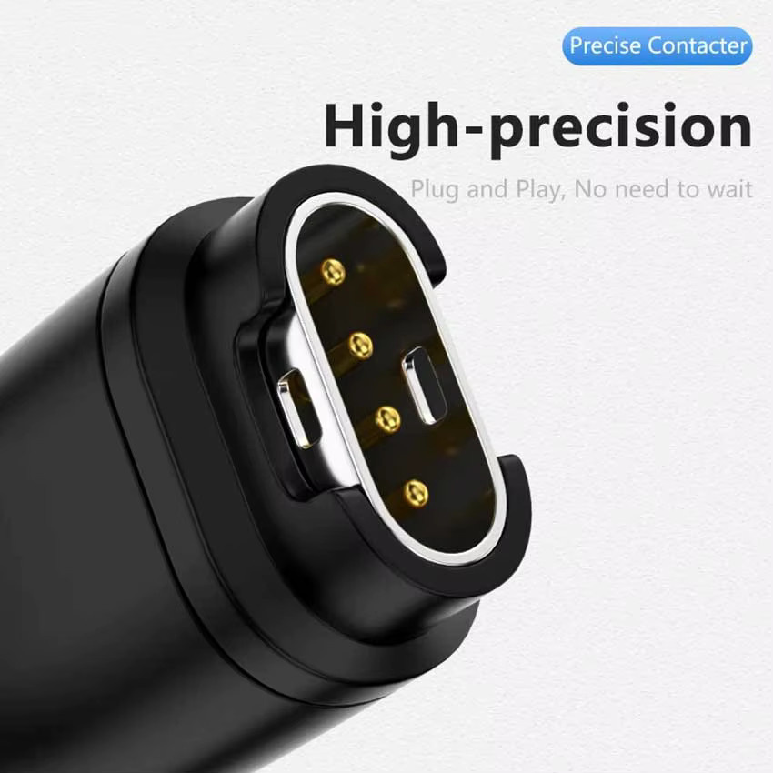JCD USB-C Lightning Micro USB zu 4-Pin Ladeadapter für Garmin Fenix 7 6 5 7X 6X 5X Venu 2 Plus Smartwatch Konverter - Bild 5