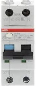 ABB RCBO FI-Schutzschalter und Leitungsschutzschalter 16A in Weiß - Bild 1