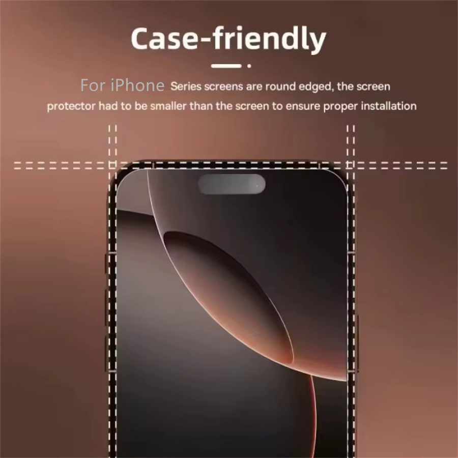 Amour Brave 5er-Pack Displayschutzfolie aus gehärtetem Glas für iPhone 17 16 15 14 13 12 Pro Max Plus Mini in Transparent - Bild 2