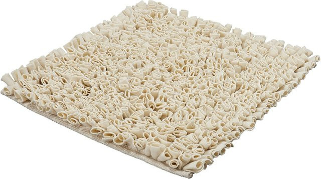 Kleine Wolke Badteppich Antigua in Sandbeige, 60 x 60 cm - Bild 1