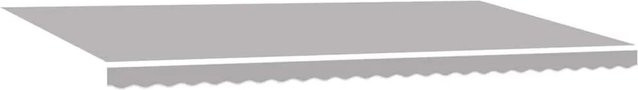 vidaXL Markisenersatzstoff aus Polyester in Hellgrau, B: 580 cm, H: 345 cm - Bild 1