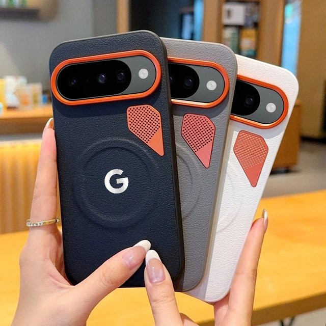 Business Schutzhülle aus PU-Leder für Google Pixel 10 Pro XL und Pixel 10 Pro in Schwarz mit magnetischer Aufladung und Wärmeableitung - Bild 1