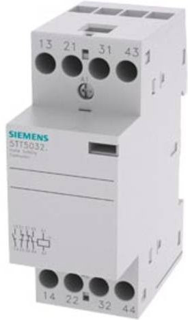 Siemens 5TT5032-2 Installationsschütz mit 2 Schließern und 2 Öffnern 24A in Weiß - Bild 1