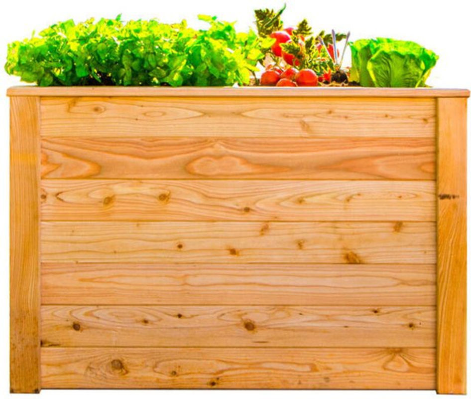 Westmann Hochbeet Klassik aus Lärche in Natur, B/T/H: 100 x 65 x 66 cm - Bild 2
