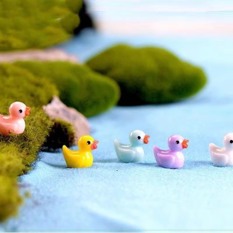 Mini Gelbe Ente Ornament, Miniatur Figuren, 10-teiliges Set - Bild 2