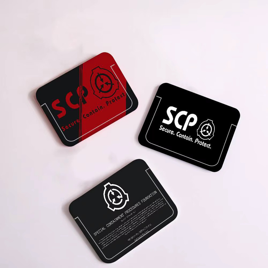 S-SCP Foundation Kreditkartenhalter mit Schlüsselband, Unisex - Bild 4