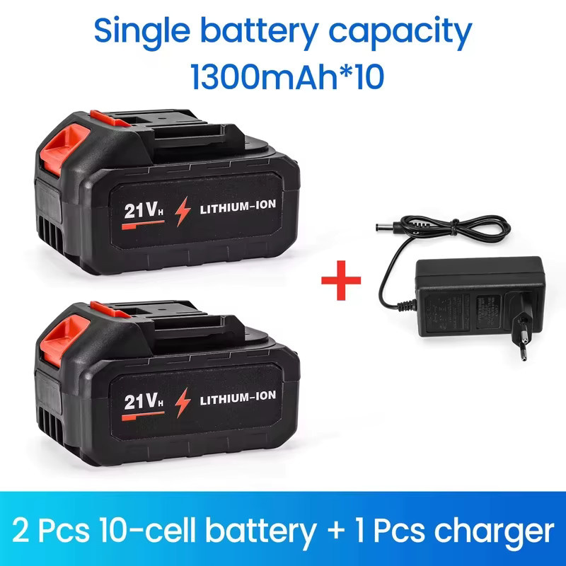 Seeiswork Ersatzakku für Makita, 13000mAh Lithium-Ionen Akku, kompatibel mit Makita BL1860B und BL1860 sowie BL1850, Farbe: Schwarz - Bild 6