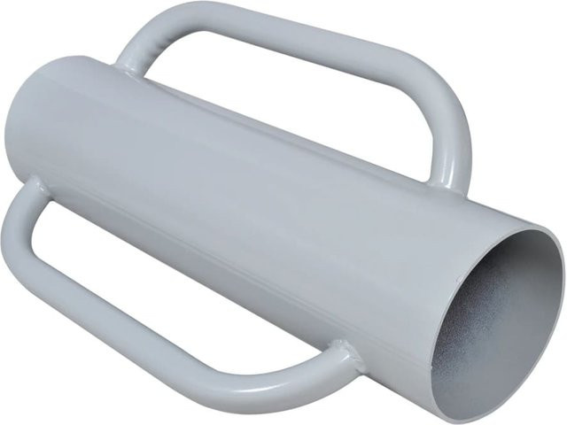 Stahlpfahlramme mit Griffen von VD Home Furnishing in Grau - Bild 1