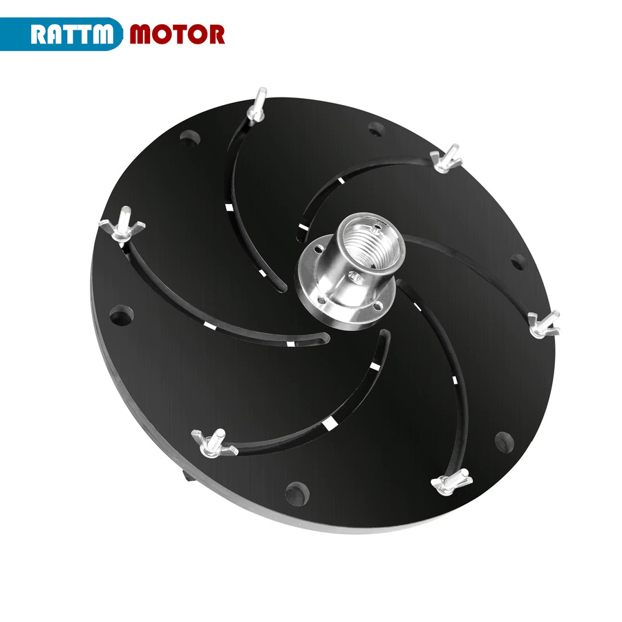 RATTMMOTOR Mini-Drehfutter für Holzbearbeitung in Schwarz mit M25 und M33x3,5 Gewinde für Reparaturarbeiten an Drehböden und Plattenböden - Bild 2