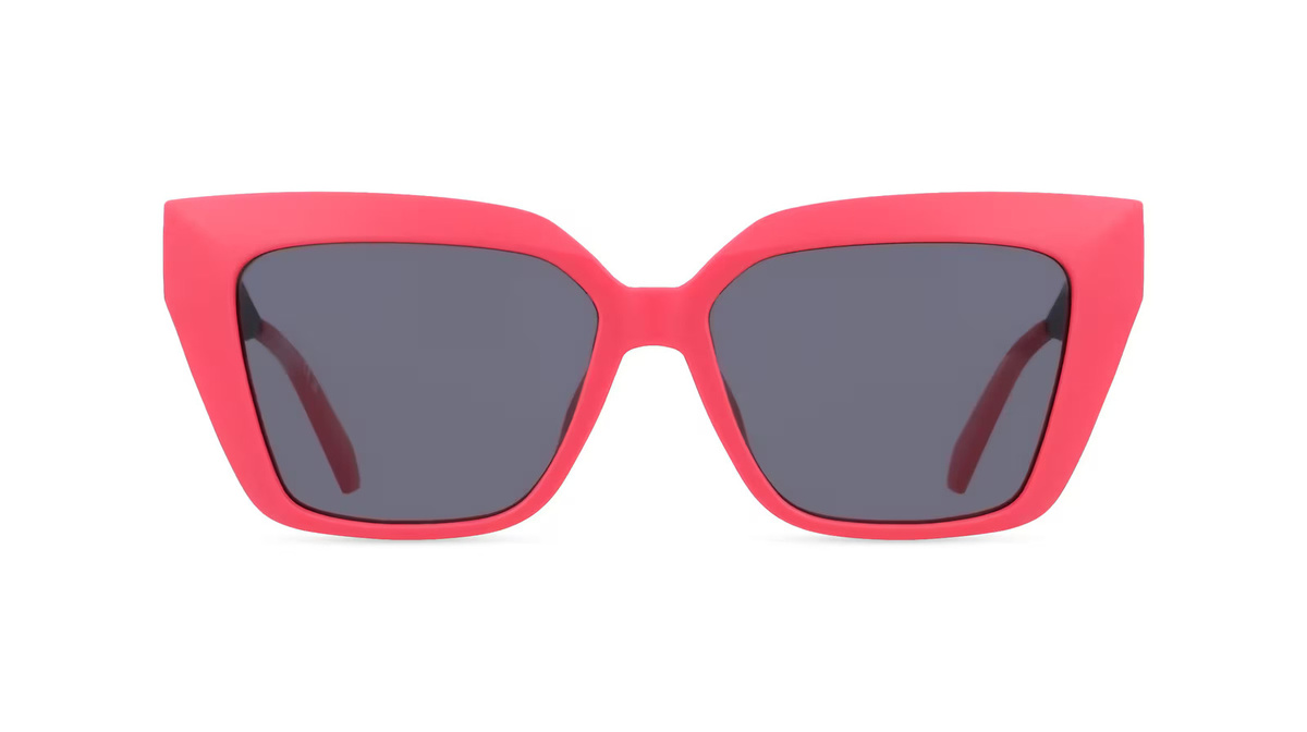 Calvin Klein CKJ22639S Sonnenbrille Butterfly, Vollrand, Kunststoff, pink - Bild 1