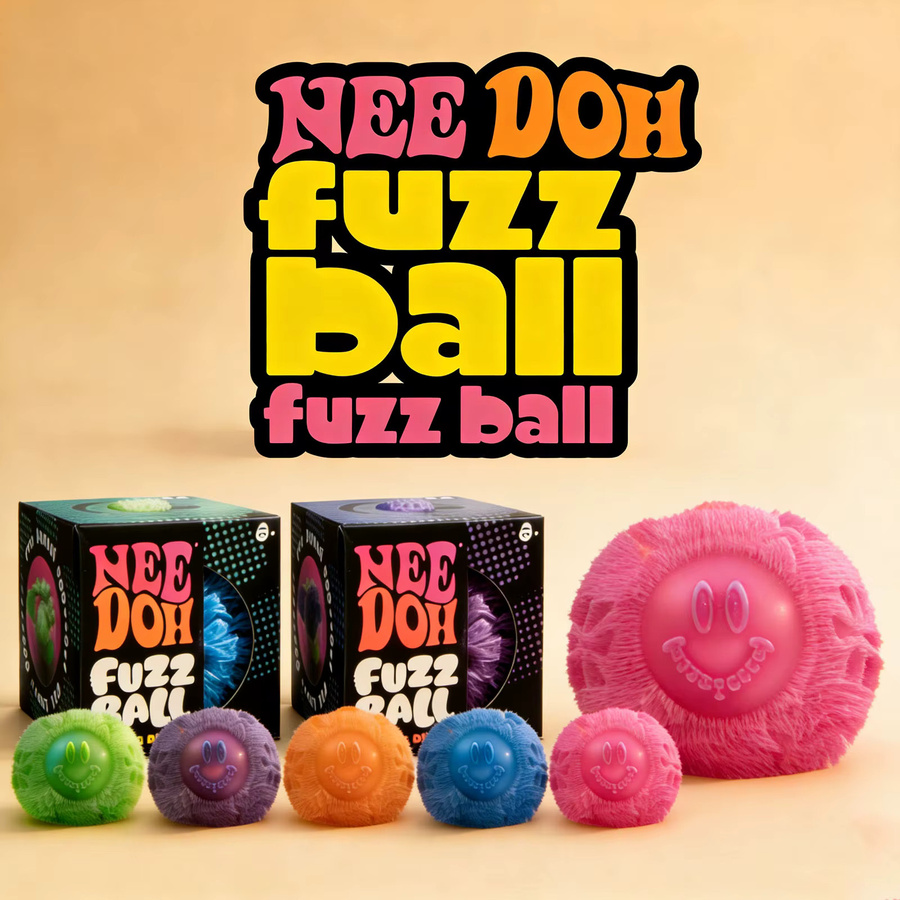 NeeDoh Spot Fuzz Ball, Quetschspielzeug, Rosa / Pink, ab 3 Jahre - Bild 2